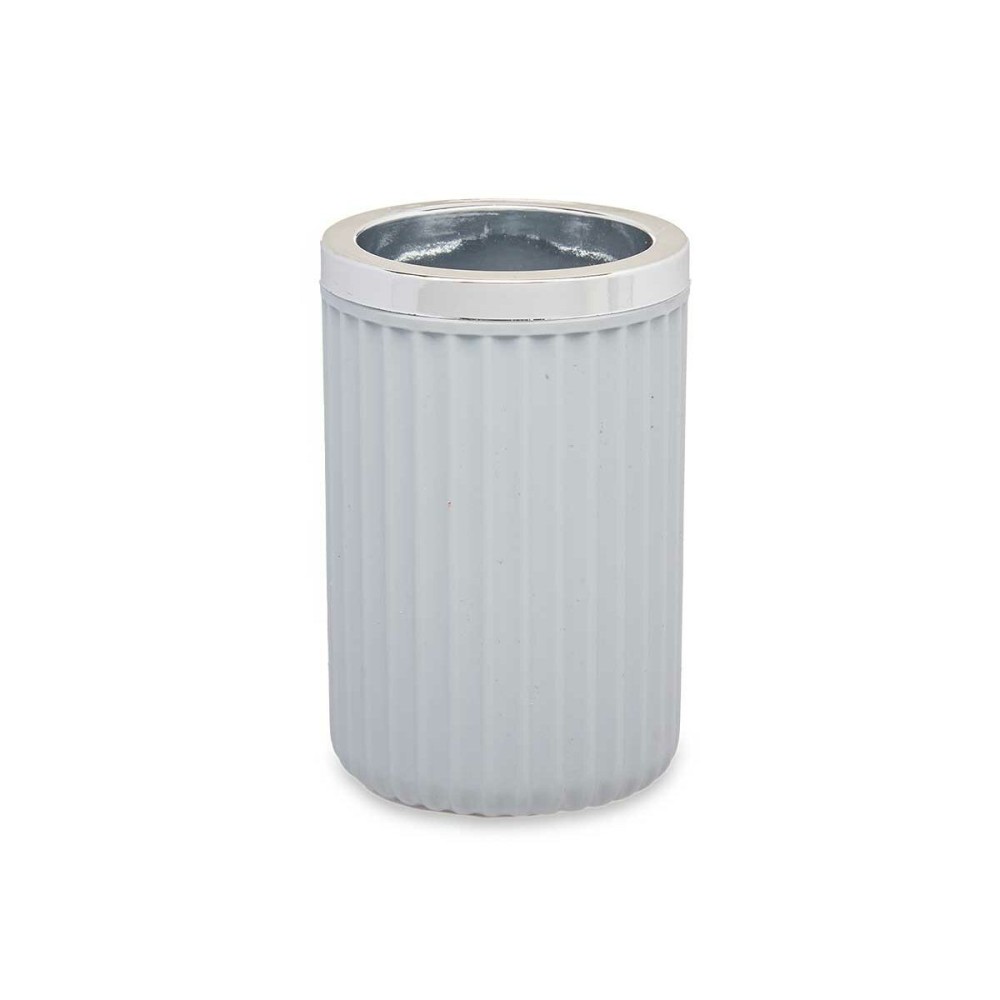 Trinkglas Berilo 3436-2 Grau Kunststoff 7,5 x 11,5 x 7,5 cm (16 Stück)