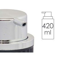 Soap Dispenser Berilo 3236-3 Anthracite Plastic 420 ml 7 x 14,5 x 8,5 cm (16 Units)