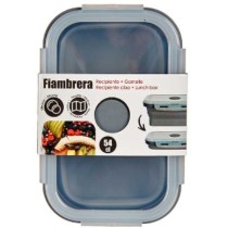 Boîte à lunch Kinvara CH19130-1 Gris Transparent ABS 540 ml (12 Unités)