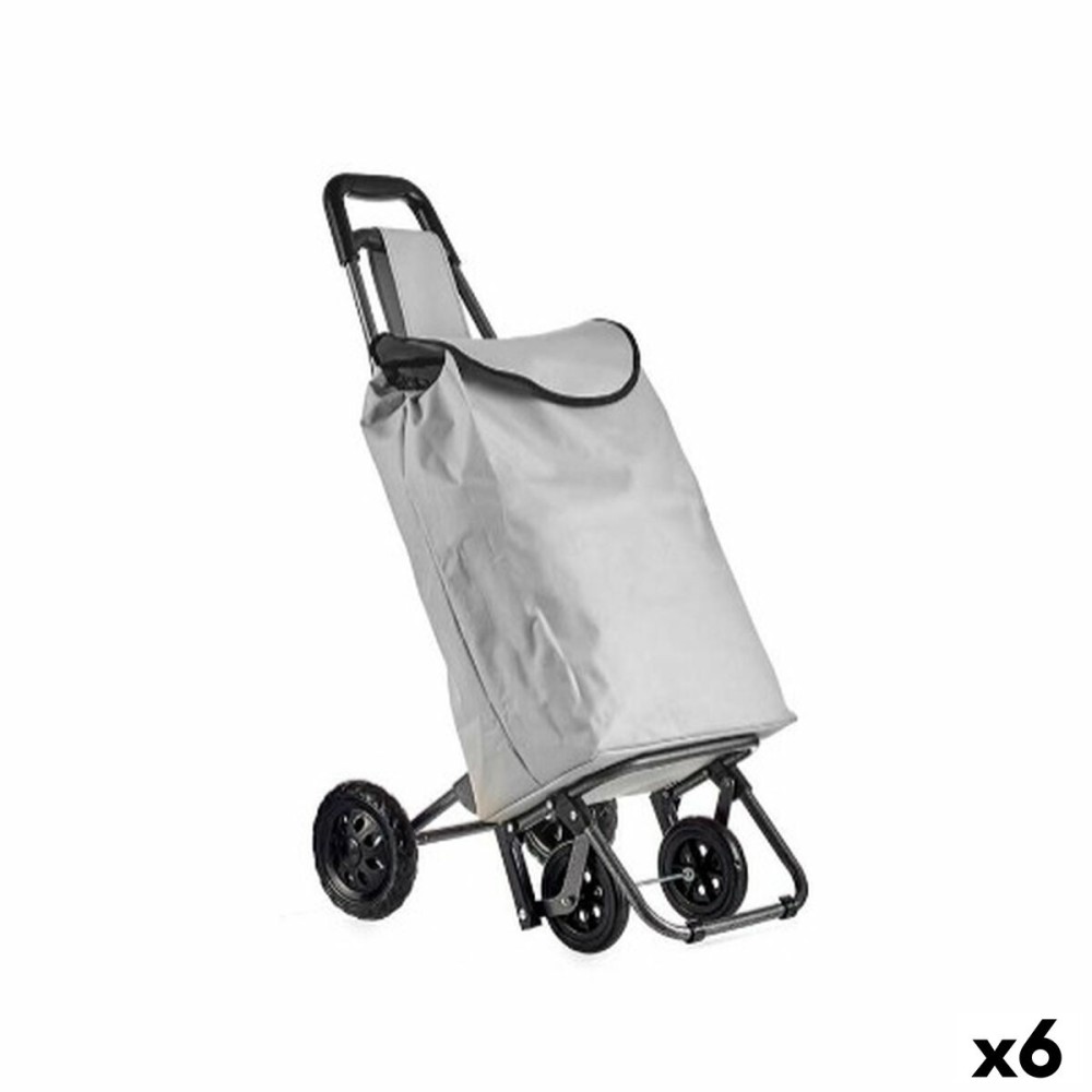 Panier à Courses Kinvara WR3069-1 Noir Gris 30 L 22 x 98 x 38 cm (6 Unités)