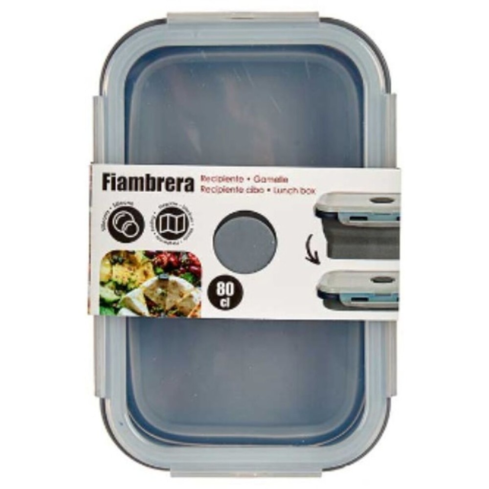 Lunchbox Kinvara CH19130-2 Grau Durchsichtig ABS 800 ml (6 Stück)