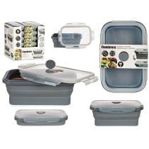 Lunchbox Kinvara CH19130-2 Grau Durchsichtig ABS 800 ml (6 Stück)