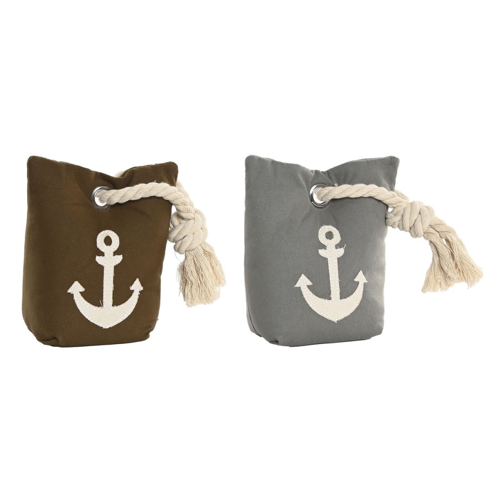Türhalter DKD Home Decor Sand 13 x 9 x 20 cm (2 Stück)
