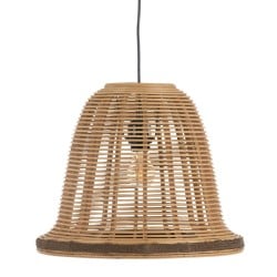 Suspension Naturel Bambou 220-240 V 41 x 41 x 33 cm (2 Unités)