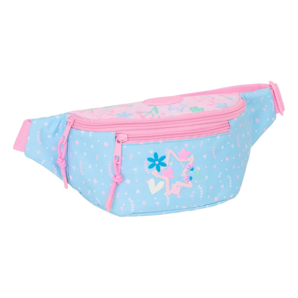 Gürteltasche BlackFit8 Smile Rosa Hellblau 23 x 12 x 9 cm