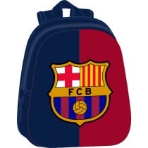 Child bag F.C. Barcelona Blue Maroon 27 x 33 x 10 cm 3D