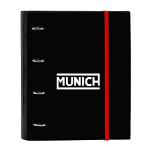 Reliure à anneaux Munich Vulcan Noir 27 x 32 x 3.5 cm