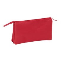 Dreifaches Mehrzweck-Etui Sevilla Fútbol Club Rot 22 x 12 x 3 cm