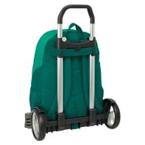 Cartable à roulettes Real Betis Balompié Vert 32 x 43 x 14 cm