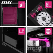 ATX Semi-Tower Gehäuse MSI 306-7G27R21-JA4 Schwarz