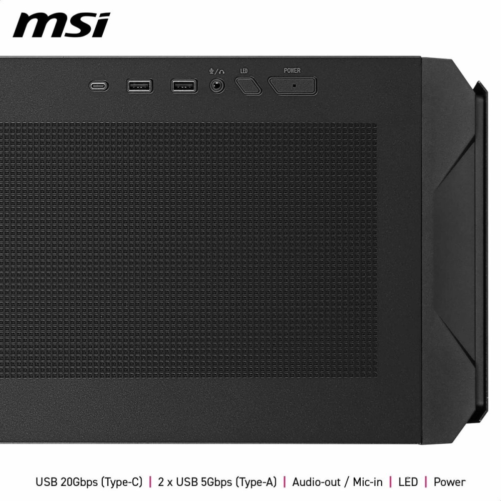 ATX Semi-Tower Gehäuse MSI 306-7G27R21-JA4 Schwarz