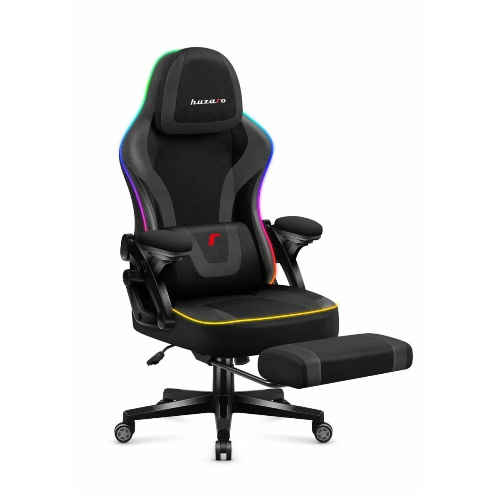 Chaise de jeu Huzaro HZ-FORCE 4.6 RGB BLACK MESH
