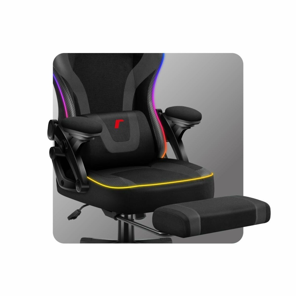 Chaise de jeu Huzaro HZ-FORCE 4.6 RGB BLACK MESH