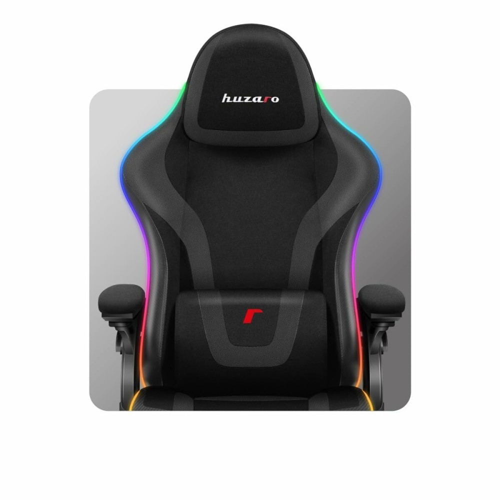 Chaise de jeu Huzaro HZ-FORCE 4.6 RGB BLACK MESH