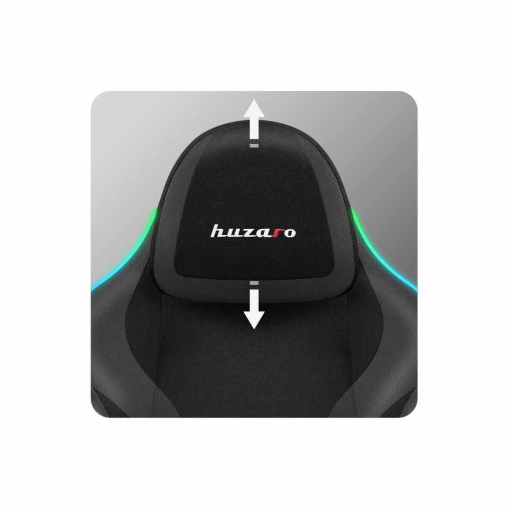 Chaise de jeu Huzaro HZ-FORCE 4.6 RGB BLACK MESH