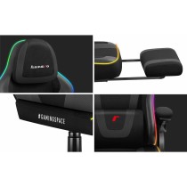 Chaise de jeu Huzaro HZ-FORCE 4.6 RGB BLACK MESH