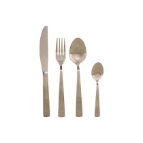 Besteck Home ESPRIT Silberfarben Edelstahl 15 x 7 x 24 cm 16 Stücke