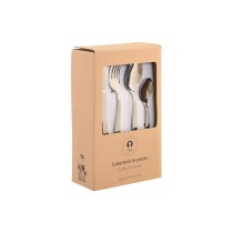 Besteck Home ESPRIT Silberfarben Edelstahl 15 x 7 x 24 cm 16 Stücke