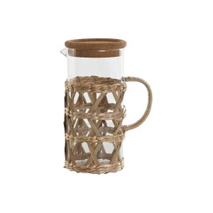 Kanne Home ESPRIT natürlich Borosilikatglas Faser 1,25 L