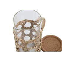 Kanne Home ESPRIT natürlich Borosilikatglas Faser 1,25 L