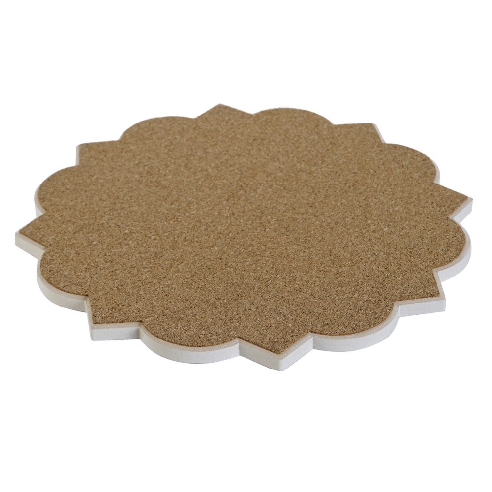 Untersetzer Home ESPRIT Kork Dolomite 20 x 20 x 1 cm (4 Stück)