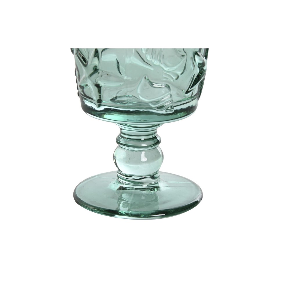Gläsersatz Home ESPRIT türkis Kristall 345 ml (6 Stück)