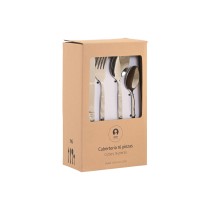 Besteck Home ESPRIT Silberfarben Edelstahl 15 x 7 x 24 cm 16 Stücke