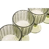 Set de Verres Home ESPRIT Vert Verre 380 ml (6 Unités)