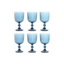 Set of cups Home ESPRIT Blue Crystal 380 ml (6 Units)