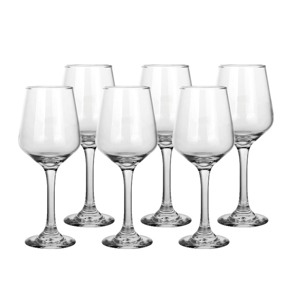 Weinglas-Set Home ESPRIT Durchsichtig Kristall 410 ml (6 Stück)