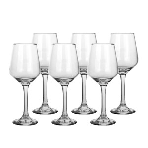 Weinglas-Set Home ESPRIT Durchsichtig Kristall 410 ml (6 Stück)