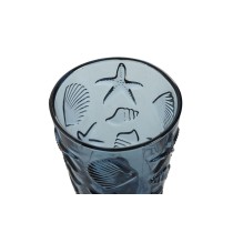 Gläsersatz Home ESPRIT Blau Kristall 345 ml (6 Stück)
