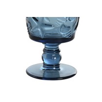 Gläsersatz Home ESPRIT Blau Kristall 345 ml (6 Stück)