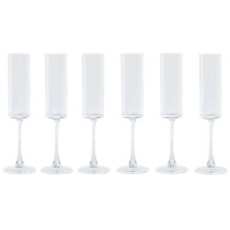 Coupe de champagne Home ESPRIT Transparent Verre 160 ml (6 Unités)