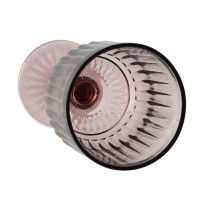 Gläsersatz Home ESPRIT Rosa Kristall 380 ml (6 Stück)