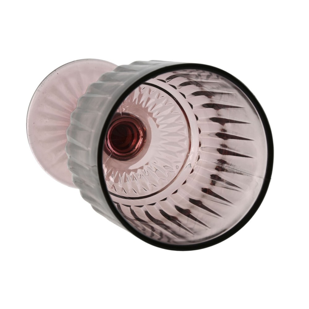 Gläsersatz Home ESPRIT Rosa Kristall 380 ml (6 Stück)