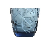 Set de Verres Home ESPRIT Bleu Verre méditerranéen Avec relief 290 ml (6 Unités)