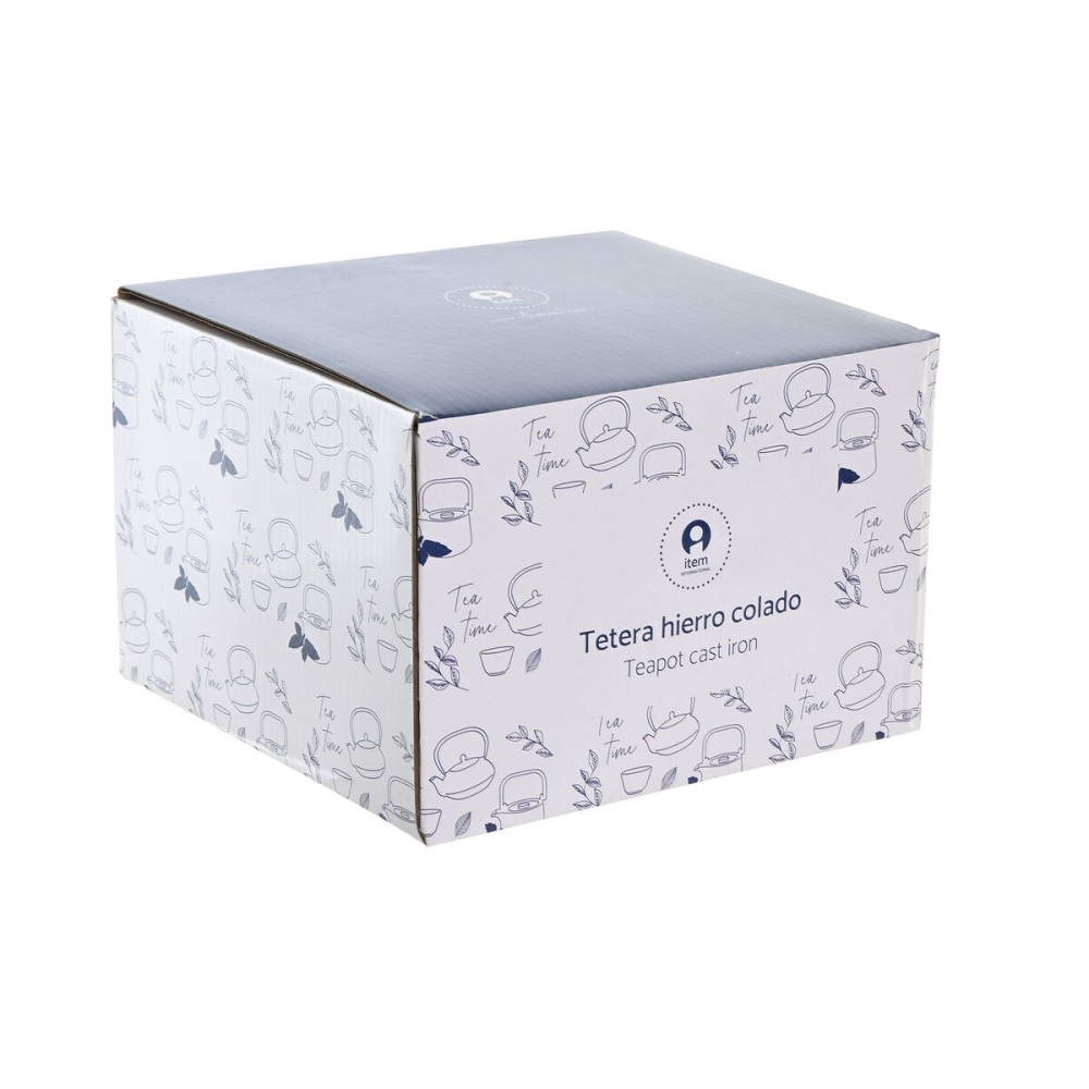 Teekanne Home ESPRIT Blau grün Edelstahl Eisen 1 L (2 Stück)