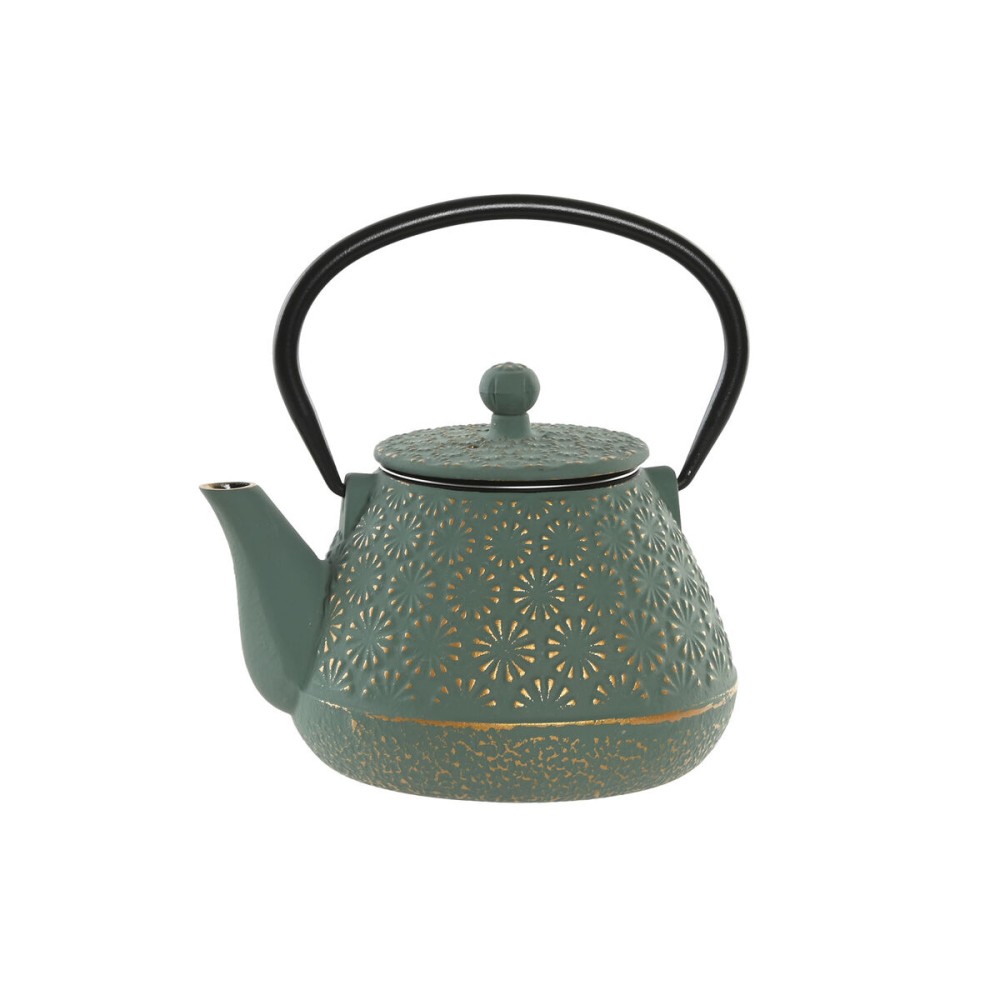 Théière Home ESPRIT Vert Acier inoxydable Fer 600 ml