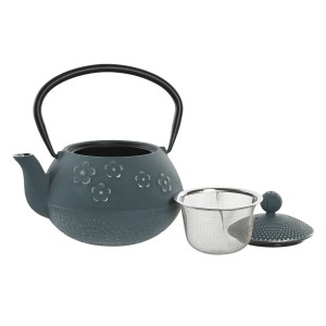 Teekanne Home ESPRIT Blau Edelstahl Eisen 800 ml