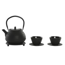 Teekanne Home ESPRIT Schwarz Edelstahl Eisen 800 ml
