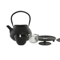 Théière Home ESPRIT Noir Acier inoxydable Fer 800 ml