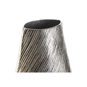 Vase DKD Home Decor Gold Silberfarben Aluminium Moderne 22 x 13 x 40,5 cm (2 Stück)