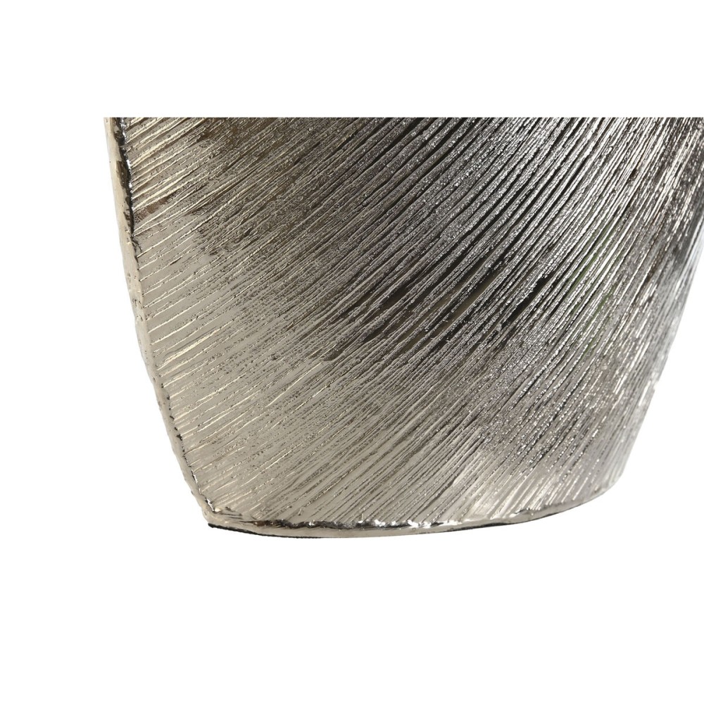 Vase DKD Home Decor Golden Silver Aluminium Modern 22 x 13 x 40,5 cm (2 Units)