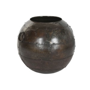 Vase Home ESPRIT Braun Eisen 50 x 50 x 50 cm