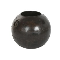 Vase Home ESPRIT Braun Eisen 40 x 40 x 41,5 cm