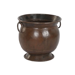 Vase Home ESPRIT Braun Eisen 46 x 46 x 44 cm
