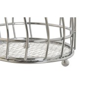 Cutlery basket Home ESPRIT Silver Metal 11.5 x 11.5 x 15.5 cm
