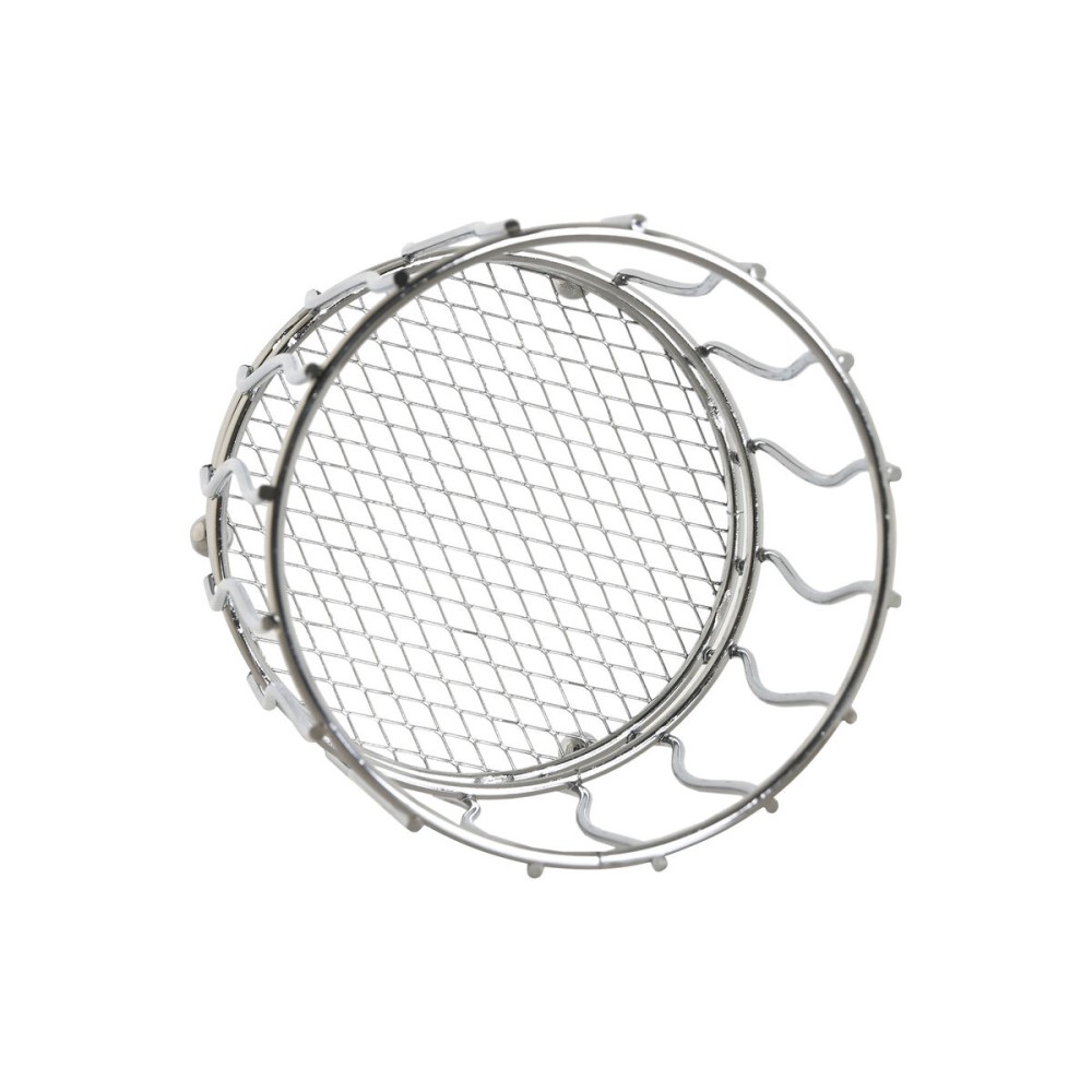 Cutlery basket Home ESPRIT Silver Metal 11.5 x 11.5 x 15.5 cm