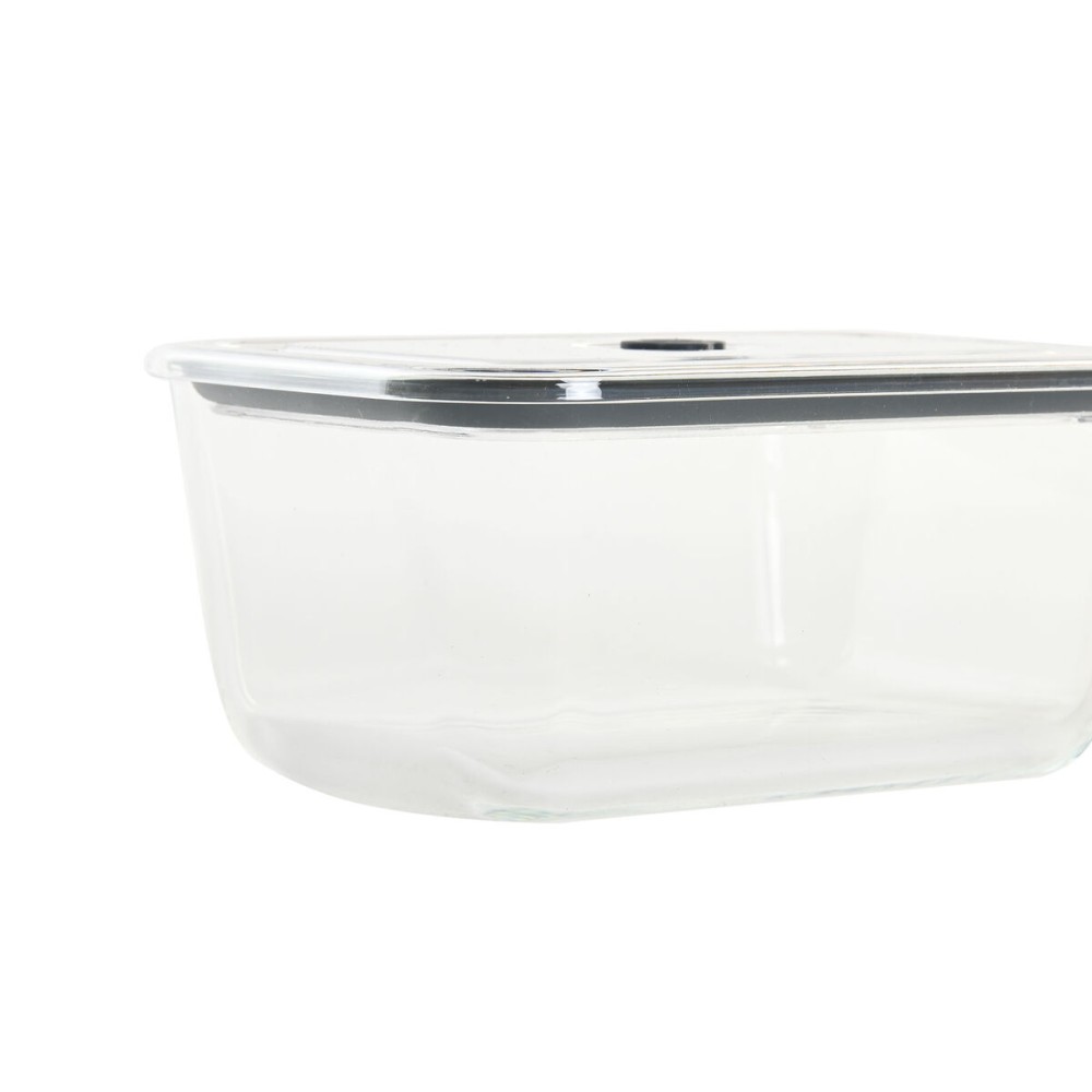 Lunch box Home ESPRIT Transparent polypropylene Borosilicate Glass 1,5 L